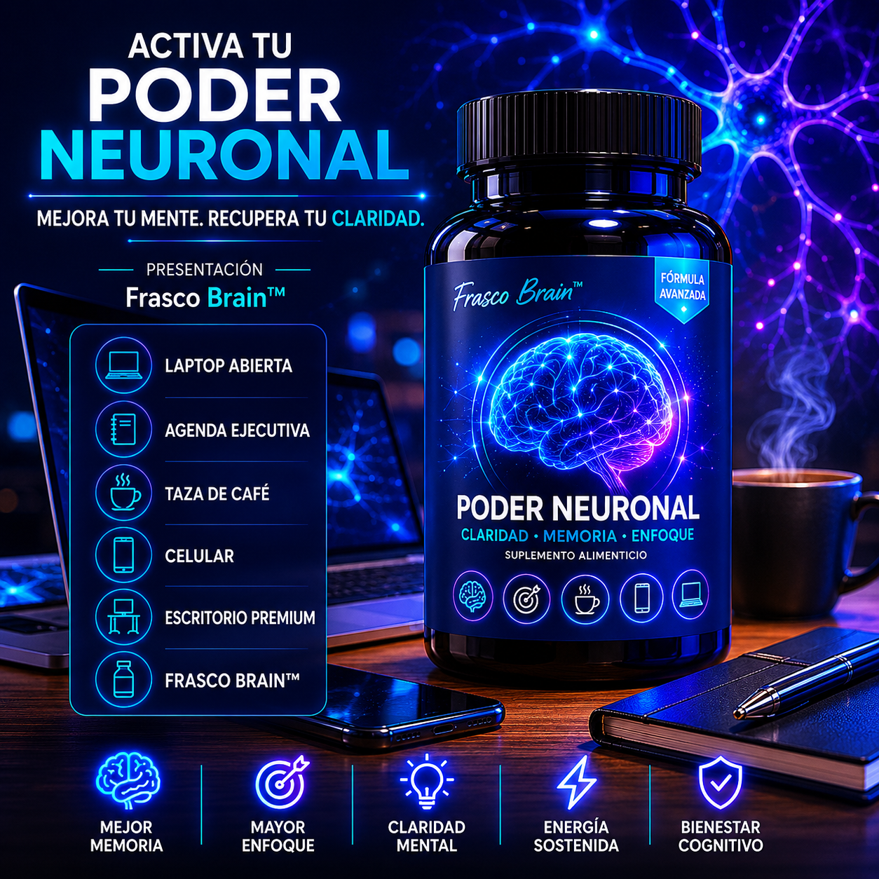 ¿Sientes que tu energía mental ya no dura lo mismo que antes?